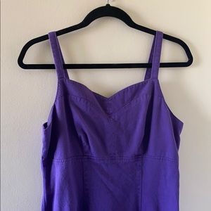 Purple Woven Dress from Metrostyle